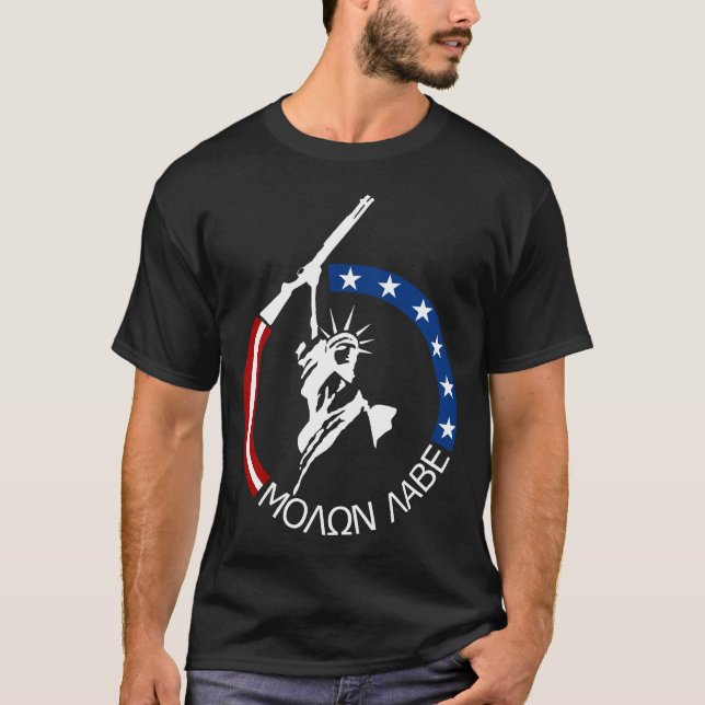 Camiseta Remington 870 - MOLON LABE (Frente)