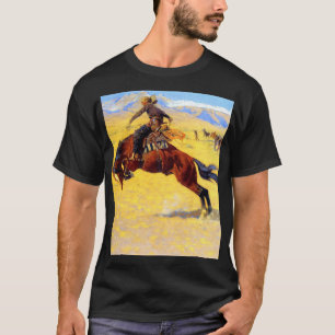 Camiseta Remington Old West Horse and Cowboy