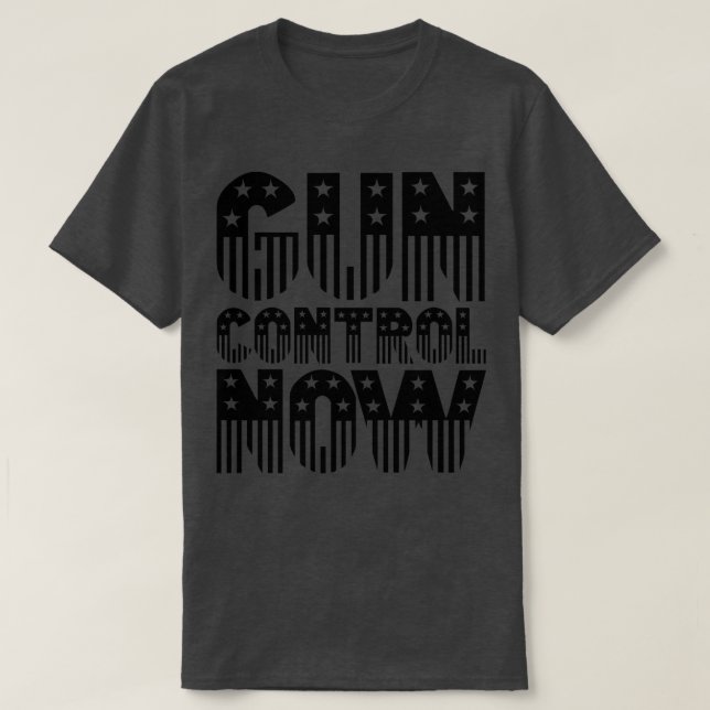 Camiseta Remix do Controle de Armas (Frente do Design)