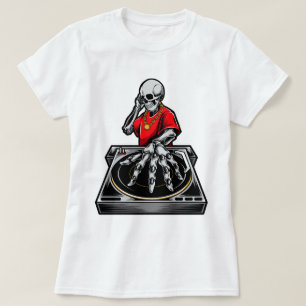 Camiseta Remix do Reaper, DJ do crânio