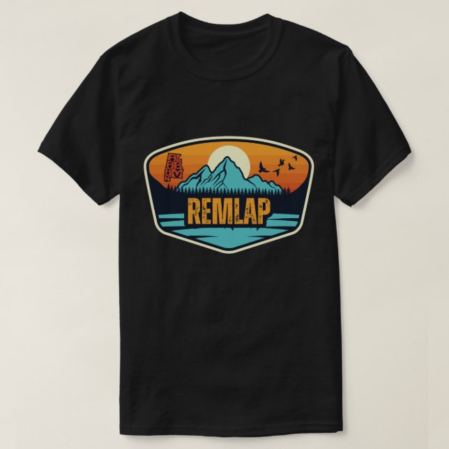 Camiseta Remlap, Alabama (Frente do Design)