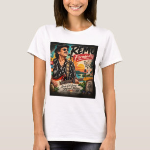Camiseta Remo Fernandes — Ícone Musical de Goa