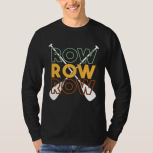 Camiseta Remo Retro Embarcação Barco Remador Gráfico Espec