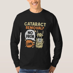Camiseta Remoção de Catarata Sem Prob Llama Cirurgia de Olh