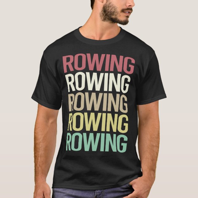 Camiseta Remoção de Linha de Texto Colorido (Frente)