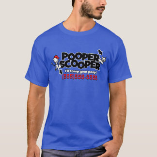 Camiseta Remoção de resíduos Pooper Scooper.Pet .1 OU 2 lad
