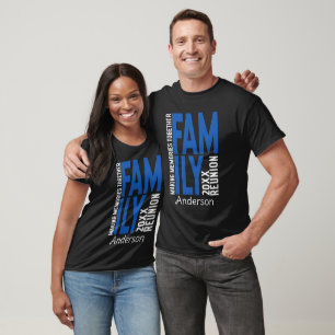 Camiseta Remoção Personalizada de Queda de Reunião Familiar