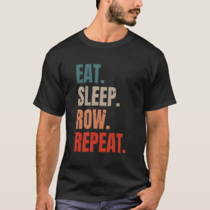 Camiseta Remoção Retroativa Coxswain Comer Repetição da Lin