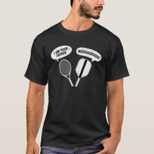 Camiseta Remos de Tênis Pickleball Piada Engraçada Eu Sou S