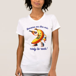 Camiseta Remova a banana do batimento com microfone