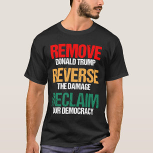 Camiseta Remova O Trump Inverter O Dano Recupere Nosso Demo