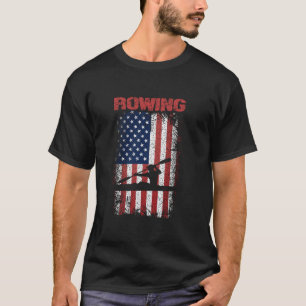 Camiseta Removendo esporte Retro Americano Flag América Ame