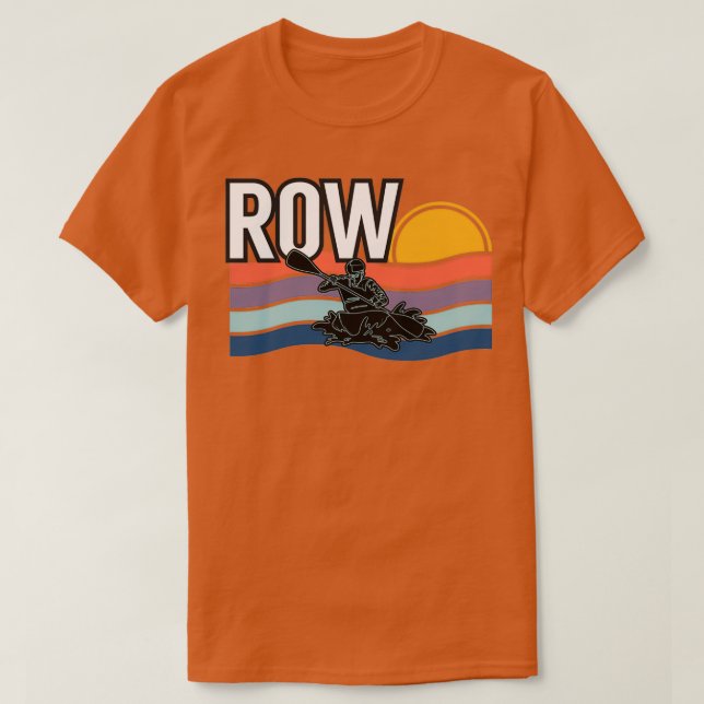 Camiseta Removendo Paddings Boat Rower Squad Team Kayak (Frente do Design)