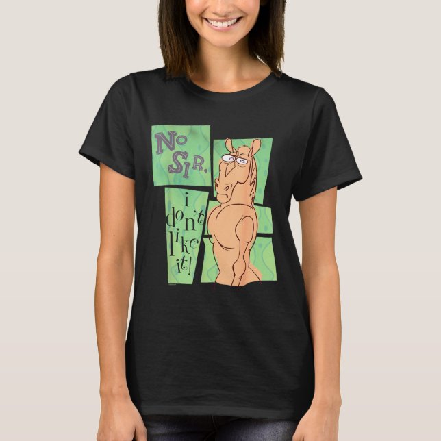 Camiseta Ren &amp; Stimpy No Sir I Don’t Like It  (Frente)