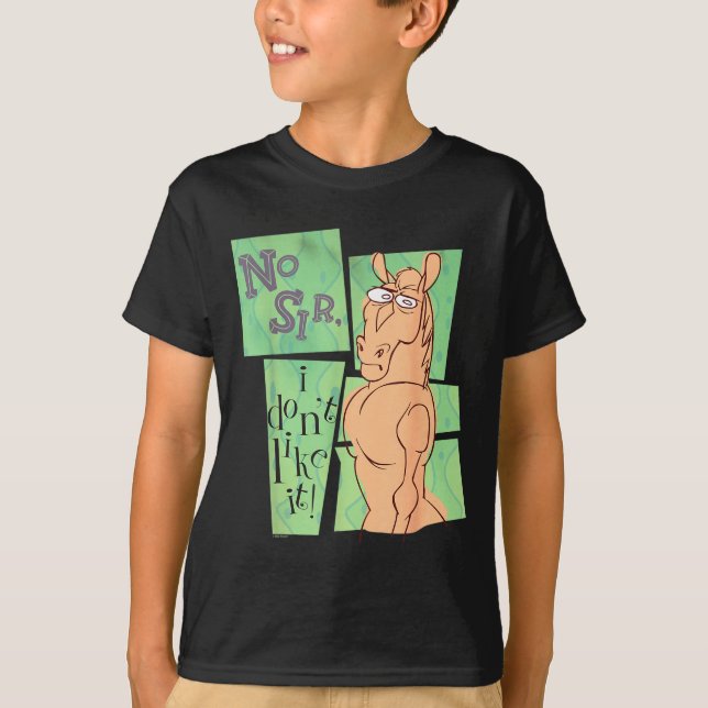 Camiseta Ren &amp; Stimpy No Sir I Don’t Like It  (Frente)