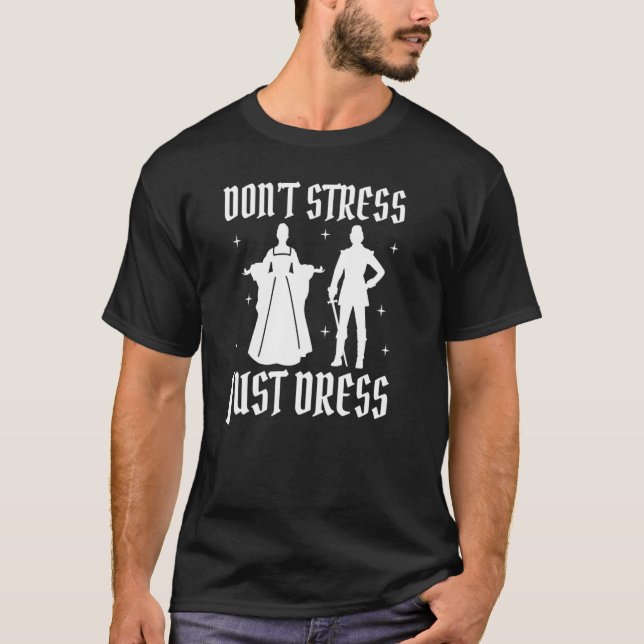 Camiseta Ren Faire Para A História Medieval Do Mercado De E (Frente)