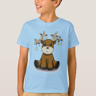 Camiseta Rena com estrelas amarelas
