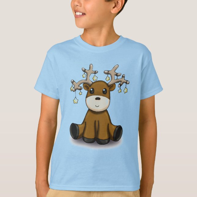 Camiseta Rena com estrelas amarelas (Frente)