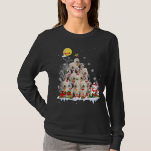 Camiseta Rena de Cachorro de Ovelha Inglês Pine Natal