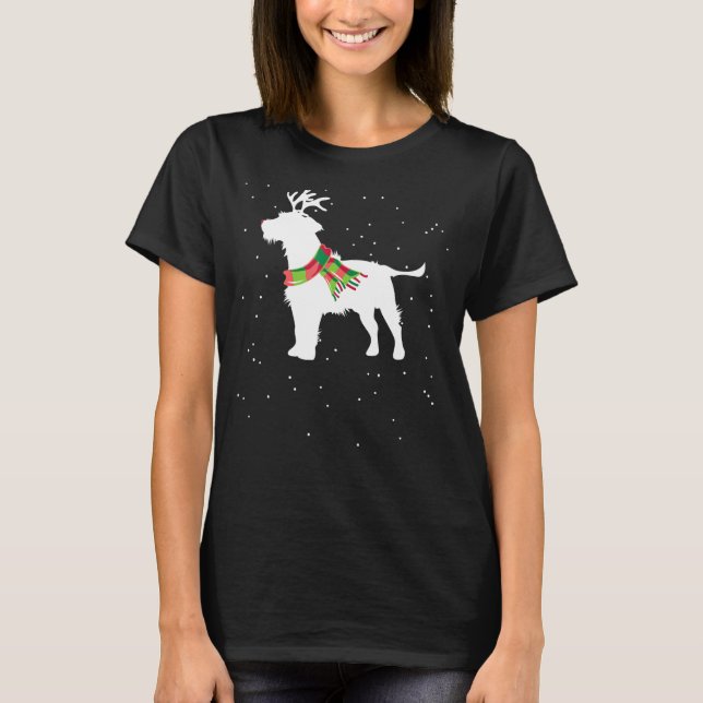 Camiseta Rena de Cachorro Escruffy (Frente)