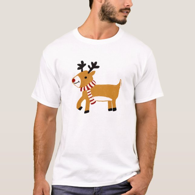 Camiseta Rena de Natal (Frente)