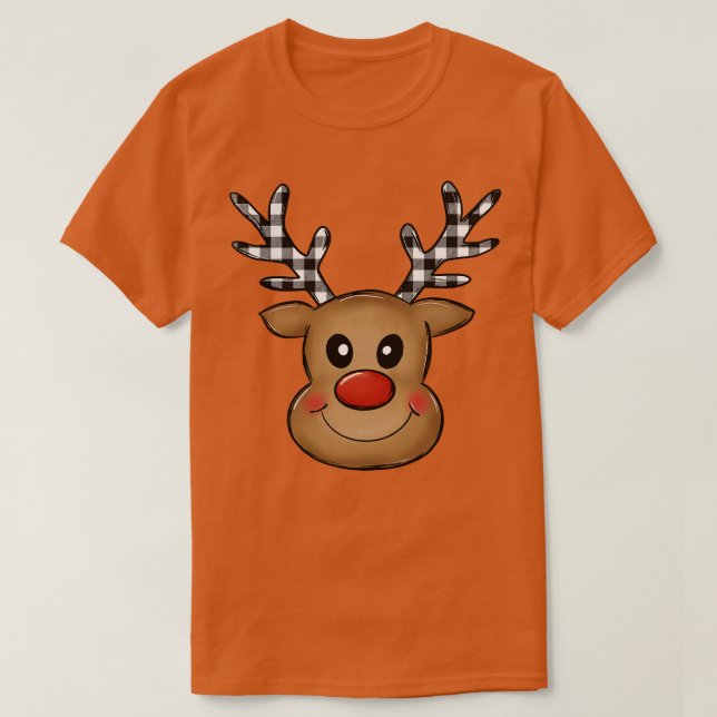 Camiseta rena de natal 6 (Frente do Design)