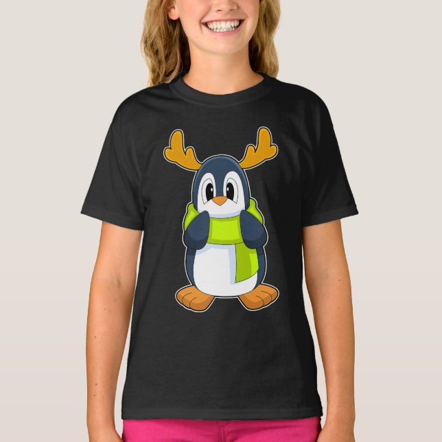 Camiseta Rena de Pinguim (Frente)