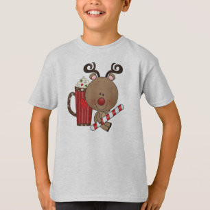 Camiseta Rena de Rudy com cacau