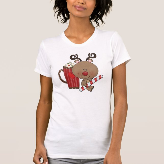 Camiseta Rena de Rudy com cacau (Frente)