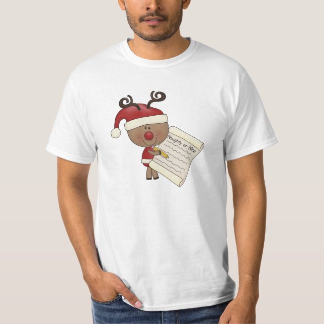 Camiseta Rena de Rudy impertinente ou NIC (Frente)