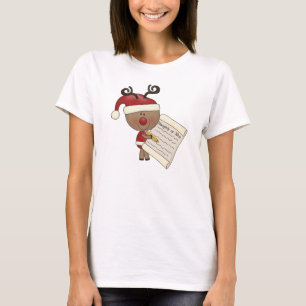 Camiseta Rena de Rudy impertinente ou NIC