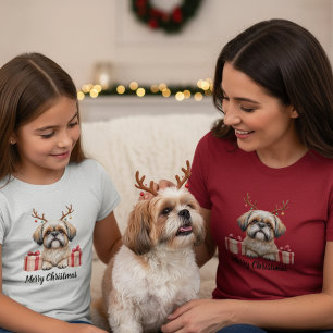 Camiseta Rena de Shih Tzu