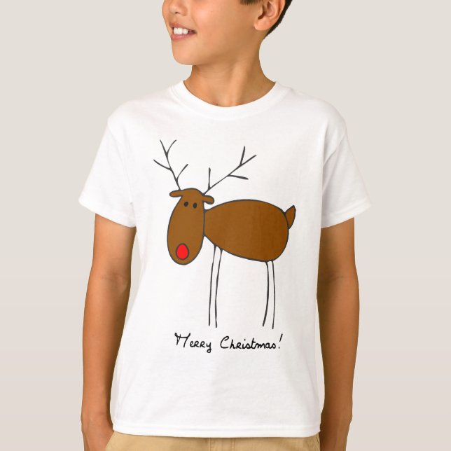 Camiseta Rena do Feliz Natal (Frente)