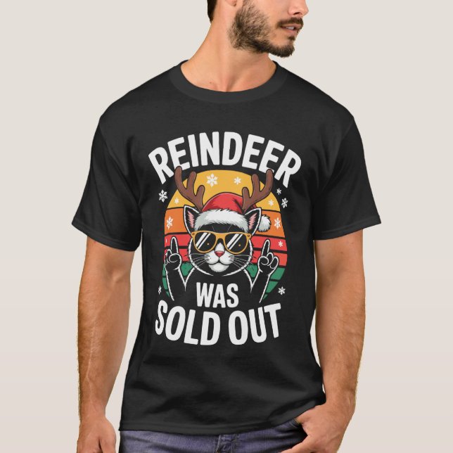 Camiseta Rena foi Gato Santa Esgotado (Frente)