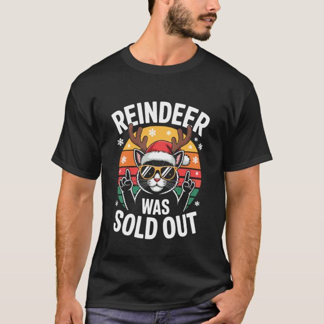 Camiseta Rena foi Gato Santa Esgotado (Frente)