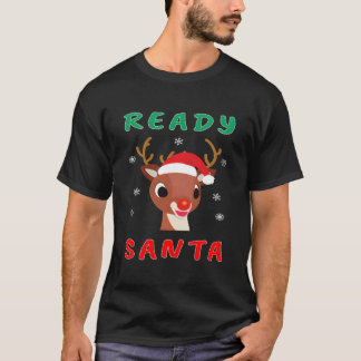 Camiseta Rena Ruda Nariz Vermelho