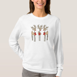 Camiseta Rena vermelha da fita (doença cardíaca & curso)