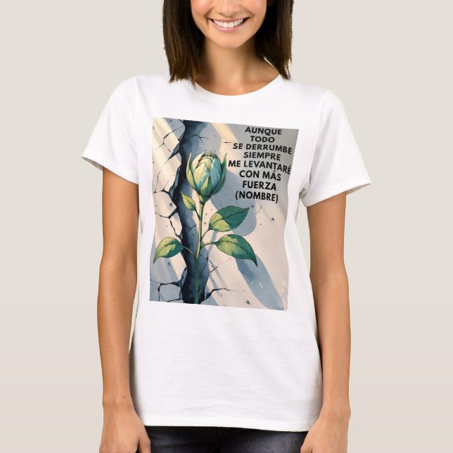 Camiseta Renacer Emocional – Regalo Personalizado (NOMBRE) (Frente)