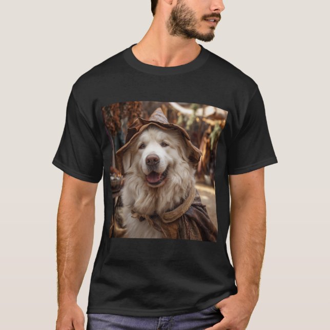 Camiseta Renaissance Faire Dogs: Great Pyrenees (Frente)