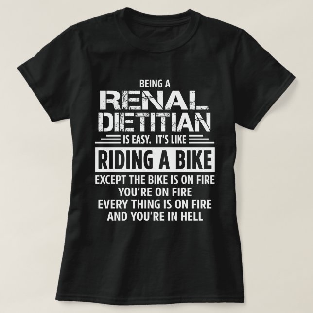 Camiseta Renal Dietitian (Frente do Design)