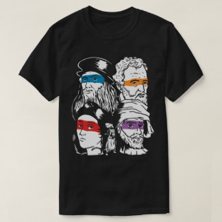 Camiseta Renascance Ninja Artists Poster Style Pop