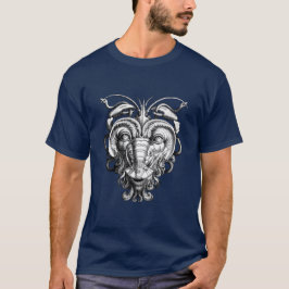 Camiseta Renascença Grotesque Gargoyle Face Lobster Man