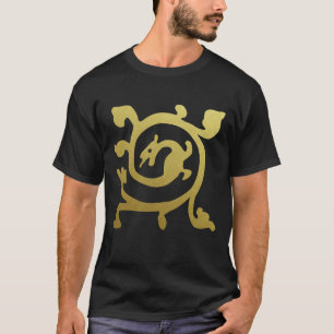 Camiseta Renascença Medieval Arauto Dragão Metálico