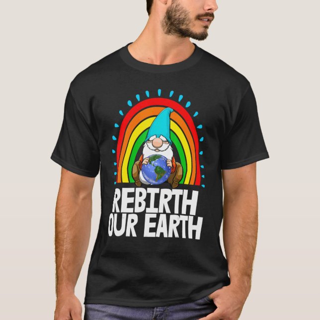 Camiseta Renascer a Terra Gnomo Mulheres Ambiente Terra (Frente)