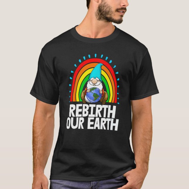 Camiseta Renascer a Terra Gnomo Mulheres Ambiente Terra (Frente)