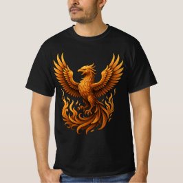 Camiseta Renascimento de Phoenix - Aumento do Dourado