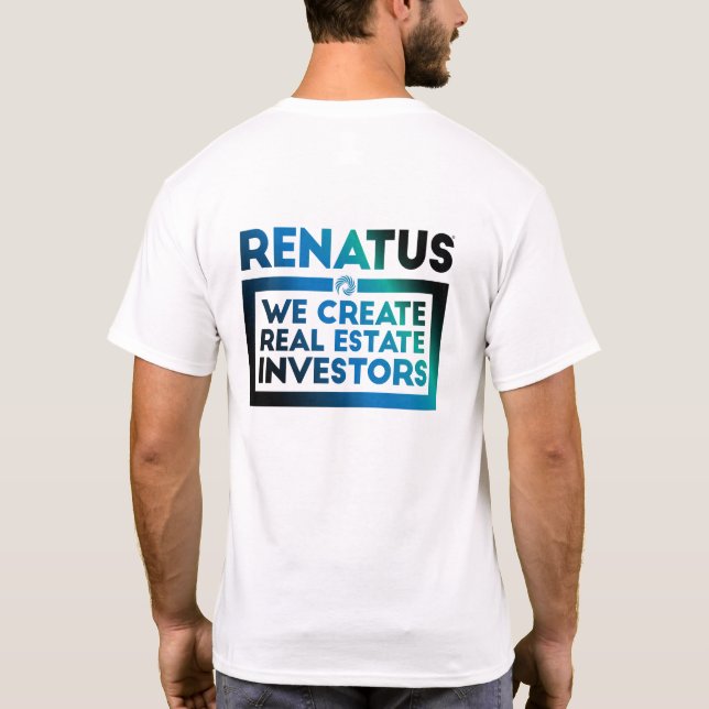 Camiseta Renatus Block Tagline Dark Blue (Verso)