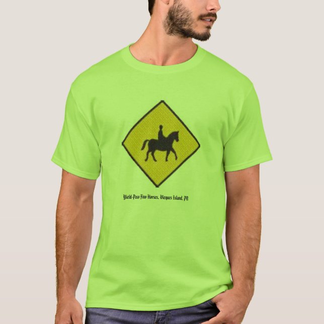 Camiseta renda para cavalos, cavalos de Fino do (Frente)