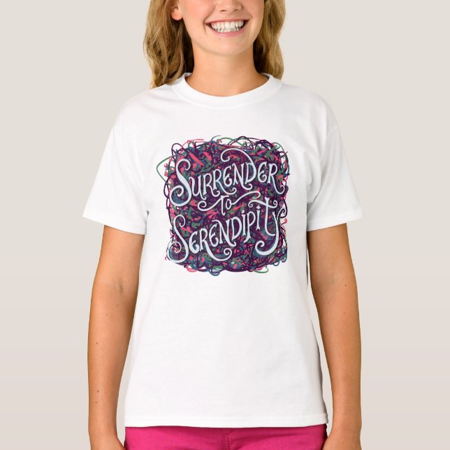 Camiseta Renda-se à Serendipidade (Frente)