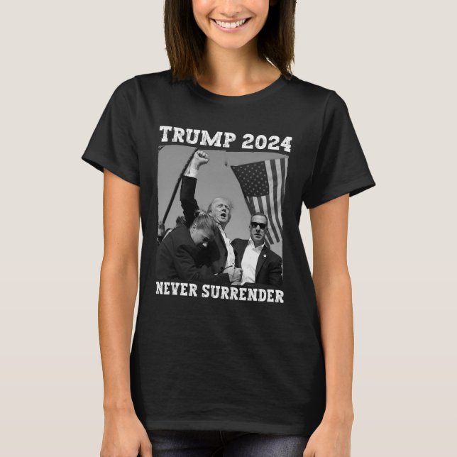Camiseta Renda Trump 2024 Shirt Save America Trump (Frente)